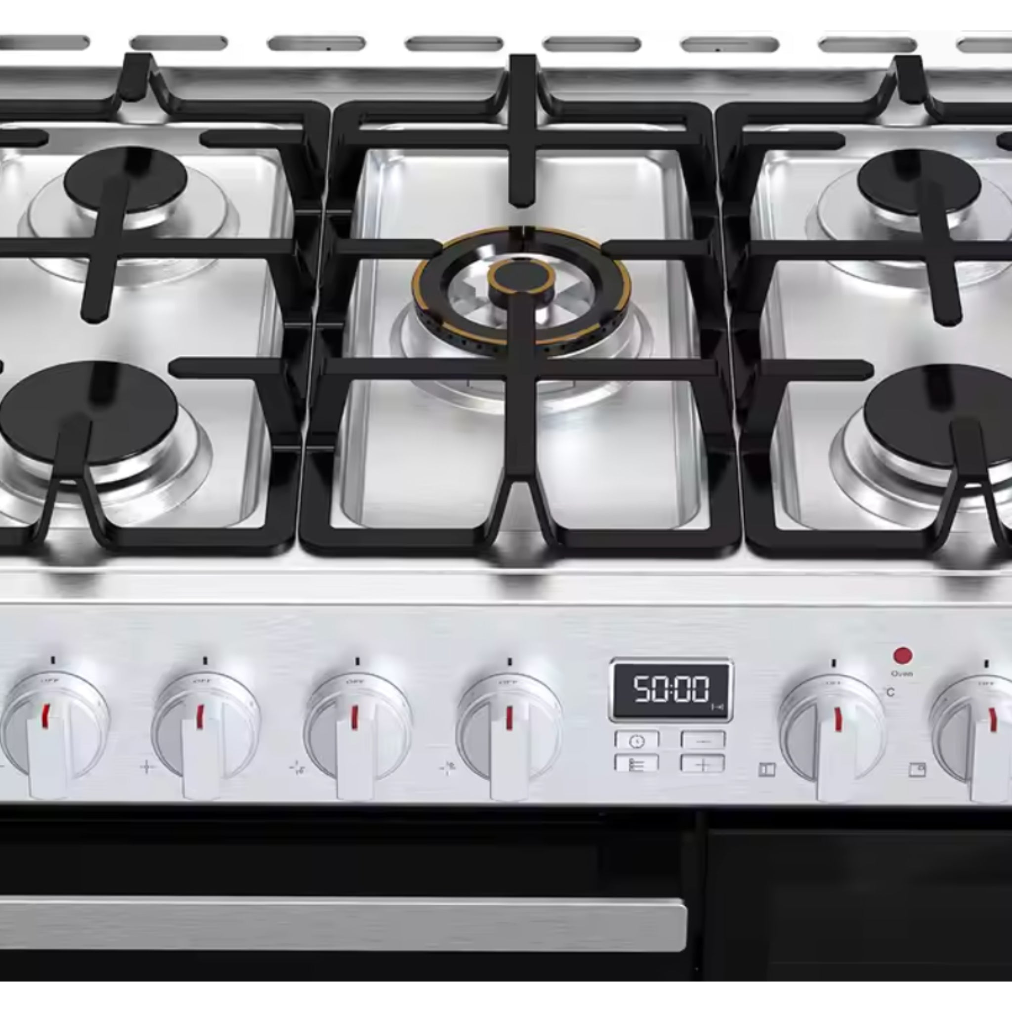NoirValen Aurora 90cm Pro Gas Range with Drawer Stack